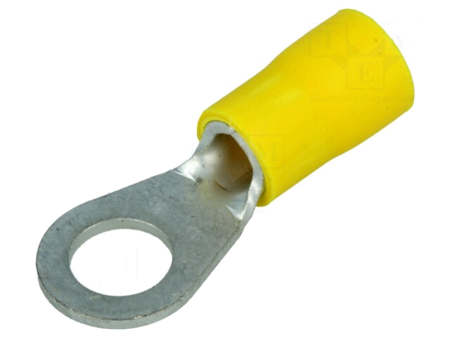 Uiteinde: oog; M6; Ø: 6,5mm; 2,5÷6mm2; klemmen; voor draad; vertind