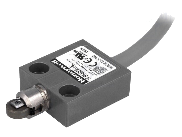 Eindschakelaar; langwerpige roller van metaal Ø12,4mm; SPDT; 5A