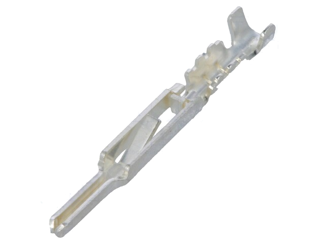 Contact; mannelijk; verzilverd; 28AWG÷24AWG; klemmen