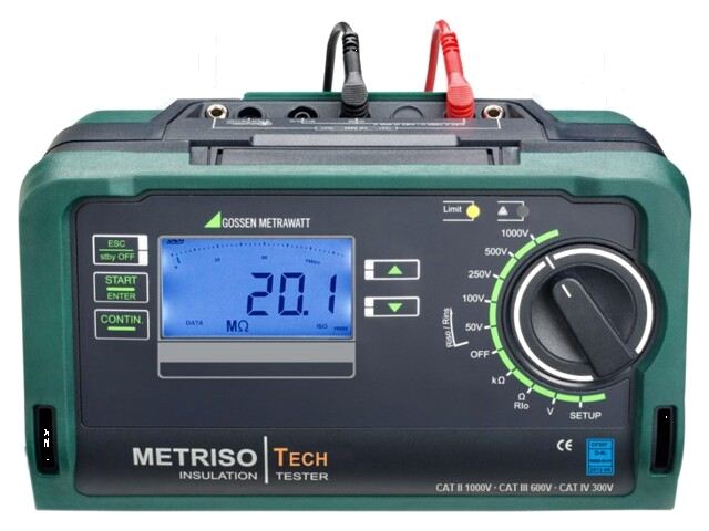 Meter: isolatieweerstand; LCD; Meetbereik R: 170mΩ,10Ω,100Ω,1kΩ