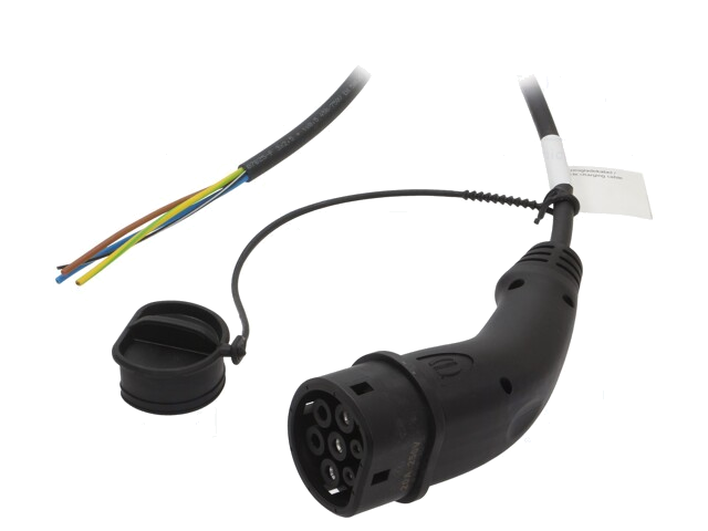Kabel: eMobility; 1x0,5mm2,3x2,5mm2; 250V; 4,7kW; IP44; 7,5m; 20A