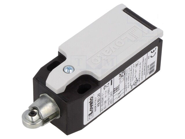 Eindschakelaar; metalen rol Ø11mm; NO x2; 10A; M20; IP65; -25÷70°C