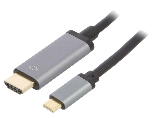 Adapter; HDCP,HDMI 2.0,USB 3.2; HDMI-stekker,USB-C-stekker