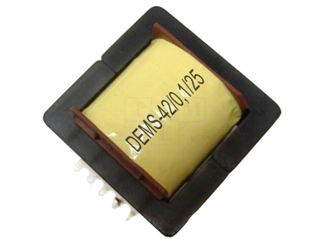 Smoorspoel: draadgewonden; THT; 100uH; 25A; 22mΩ; 43x43x36mm