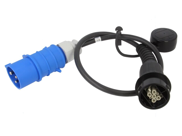 Kabel: eMobility; 1x0,5mm2,3x6mm2; 230V; 7,4kW; IP44; 0,96m; 32A