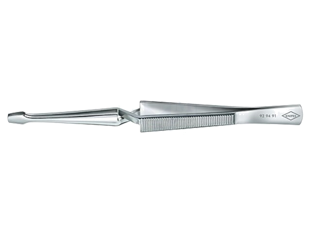 Pincet; 160mm; De vorm van de punt: trapeziumvormige