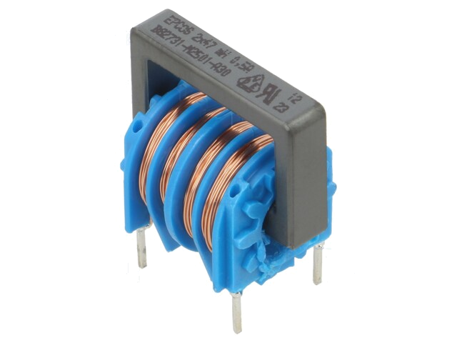 Smoorspoel: common mode; THT; 47mH; 500mA; 2Ω; -30÷50%; 21x15x20mm