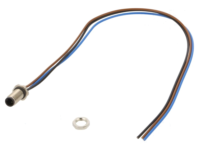 Connector: M5; contact; 707; mannelijk; PIN: 3; niet afgeschermd