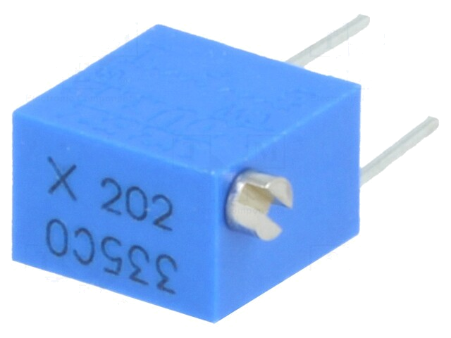 Potentiometer: montage-; staand,meerslagen; 2kΩ; 250mW; ±10%; THT