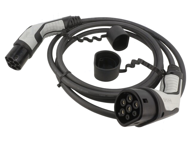 Kabel: eMobility; 1x0,5mm2,5x4mm2; 480V; 26,6kW; IP44; 4m; 32A