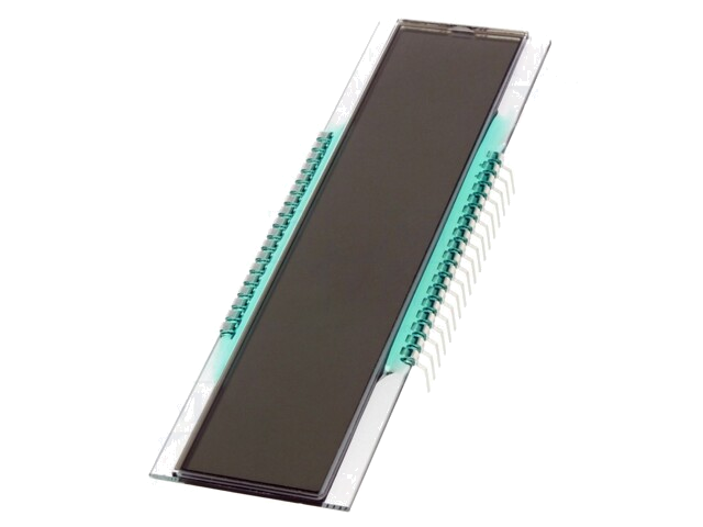 Display: LCD; 7-segment; STN Positive; 101,7x30,5x1,1mm; -20÷70°C