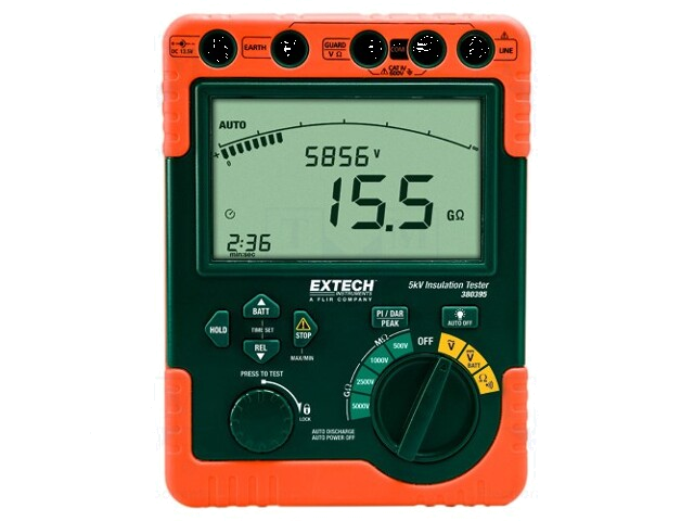 Meter: isolatieweerstand; LCD; (6000); VAC: 500mV÷600V; Stekker: EU