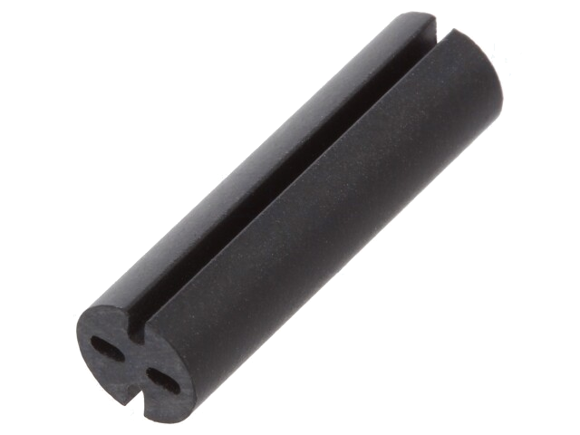 Afstandbus; LED; Øext: 5,1mm; ØLED: 5mm; L: 18mm; zwart; UL94V-0