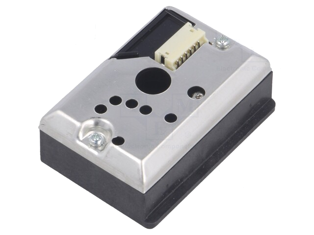 Sensor: stof; Uvoed: 5VDC; -10÷65°C; GP2Y; 46x30x17,6mm; ZHR-6; 20mA