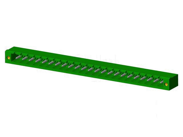 Connector: ontkoppelbare terminal strip; contact; mannelijk