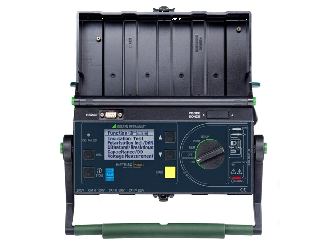 Meter: isolatieweerstand; LCD; VAC: 50÷1000V; VDC: 50÷5000V; IP40
