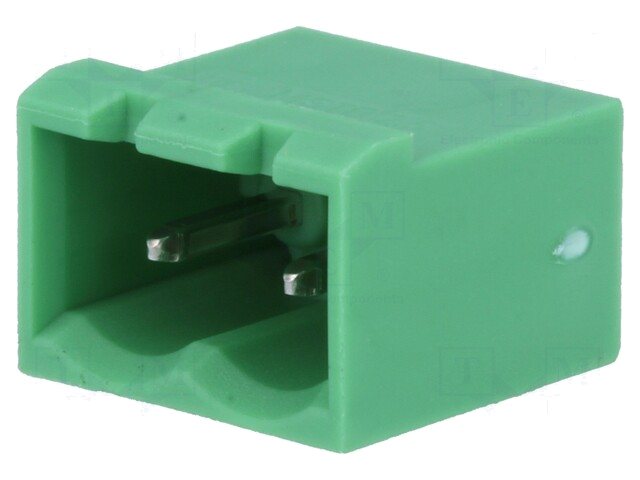 Ontkoppelbare terminal strip; 5,08mm; banen: 2; recht; contact