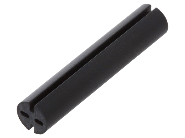 Afstandbus; LED; Øext: 5,1mm; ØLED: 5mm; L: 26mm; zwart; UL94V-0