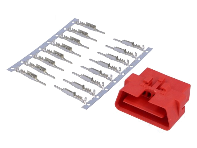 Connectorbehuizing; stekker; OBD; PIN: 16