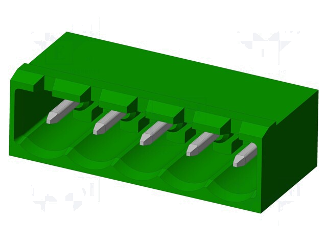 Connector: ontkoppelbare terminal strip; contact; mannelijk