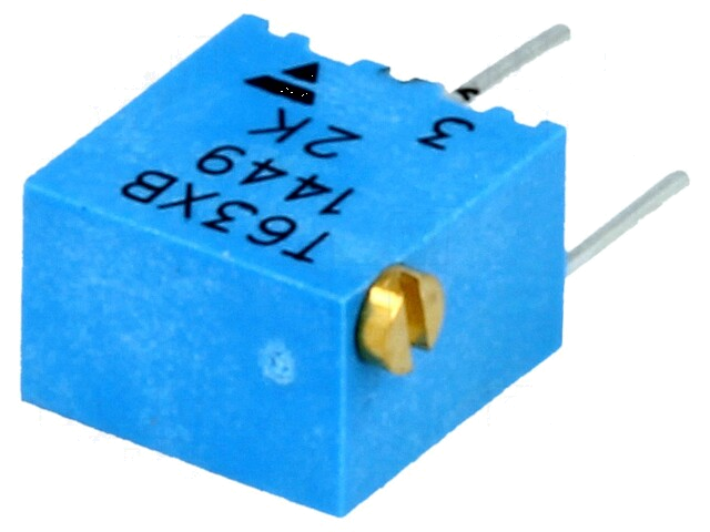 Potentiometer: montage-; meerslagen; 2kΩ; 250mW; ±10%; lineair