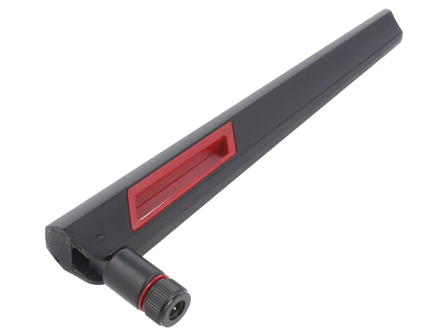 Antenne; zwartrood; SMA; 50W; 2,4÷2,5GHz,5,1÷5,8GHz; 50Ω; 0,195m