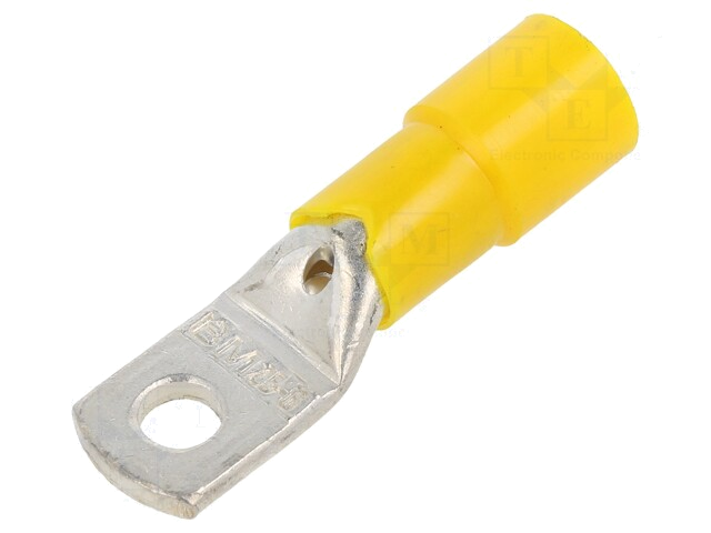 Uiteinde: buis; M6; Ø: 6,3mm; 25mm2; klemmen; voor draad; geïsoleerd