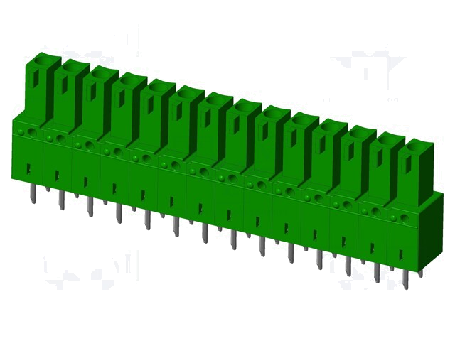 Connector: ontkoppelbare terminal strip; contact; vrouwelijk