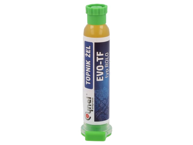 Flux: vioolhars; halogeenvrije,No Clean,ROL0; gel; spuit; 10ml