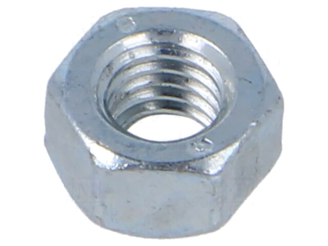 Moer; zeskantig; M5; 0,8; staal; Bedekking: zink; 8mm; BN 169