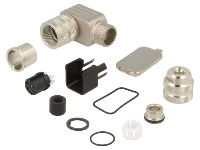 Connector: M16; stekker; 423; vrouwelijk; PIN: 6; afgeschermd; 5A