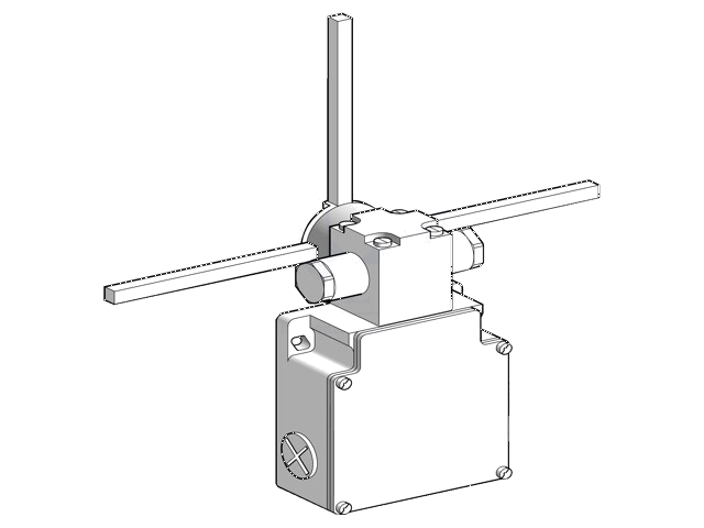 Eindschakelaar; NC x4; M20; IP66; -25÷70°C; Mat: metaal