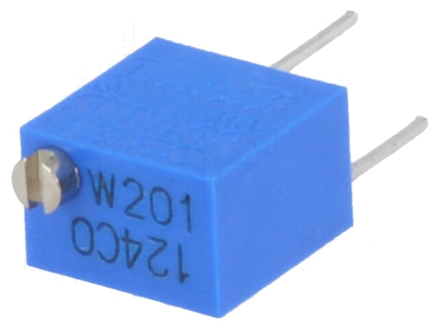 Potentiometer: montage-; staand,meerslagen; 200Ω; 250mW; ±10%