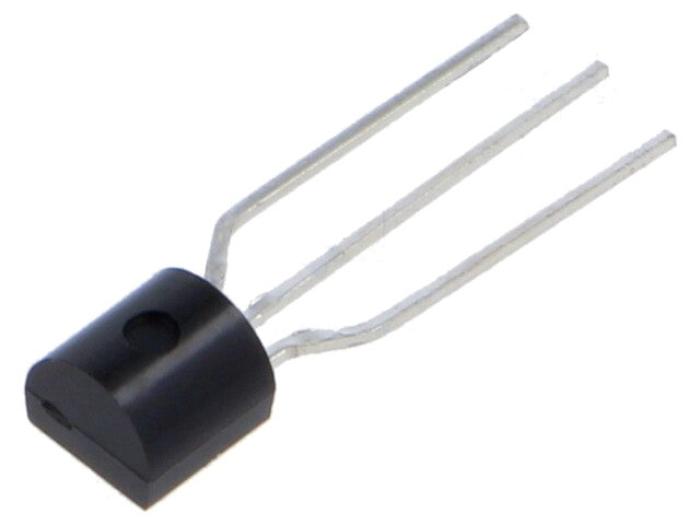 Transistor: NPN; bipolaire; 120V; 0,05A; 0,5W; TO92