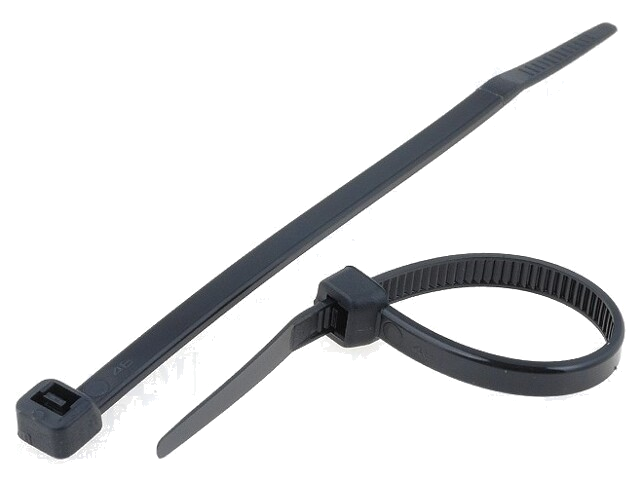 Kabelbinder; L: 120mm; W: 4,8mm; polyamide; 215,5N; zwart; Ømax: 30mm