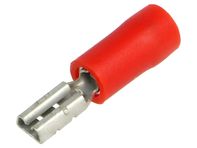 Connector: vlak; 2,8mm; 0,8mm; vrouwelijk; 0,25÷1,5mm2; klemmen