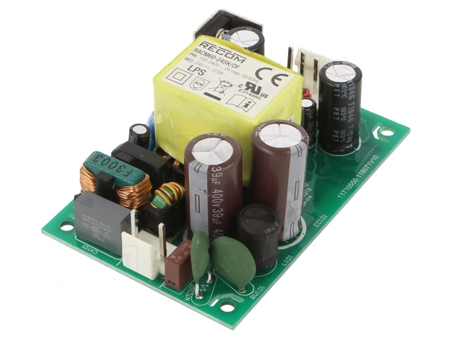 Voedingseenheid: schakelende; open; 60W; 120÷370VDC; 80÷264VAC