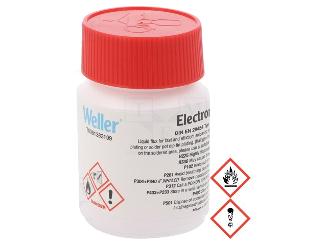 Flux: vioolhars; vloeistof; 100ml; Signaalwoord: Gevaar