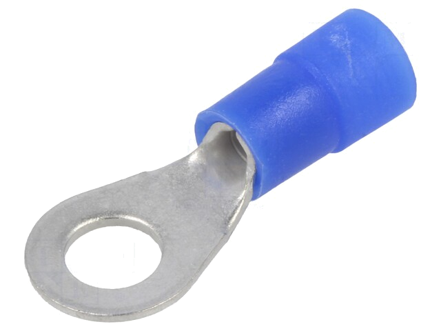 Uiteinde: oog; M5; Ø: 5,3mm; 1,5÷2,5mm2; klemmen; voor draad; geel
