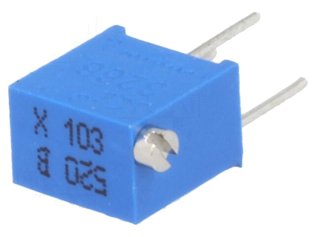 Potentiometer: montage-; meerslagen; 10kΩ; 250mW; ±10%; lineair