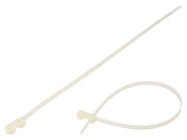 Kabelbinder; met bevestigingsopening; L: 420mm; W: 7,6mm; 533N