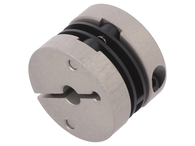 Koppeling; Ø1: 6mm; Ø2: 6mm; aluminium,polyamide; -10÷80°C