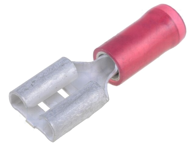 Connector: vlak; 6,3mm; 0,8mm; vrouwelijk; 0,3÷0,9mm2; klemmen