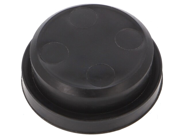 25mm; afdekdopje; Mat: elastomeer; Seal Plug DS; zwart; -20÷80°C