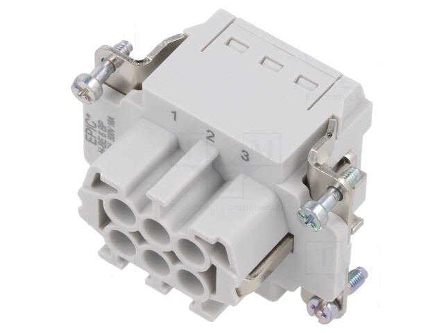 Connector: HDC; contactinzetstuk; vrouwelijk; EPIC H-BE; PIN: 6