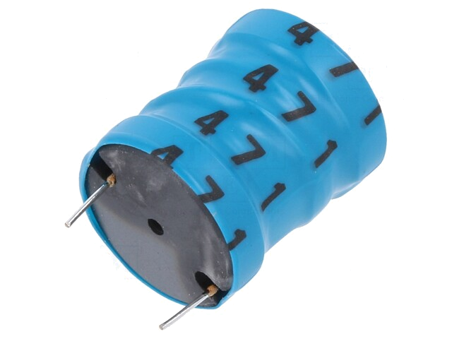 Smoorspoel: ferriet; 470uH; 980mA; 630mΩ; ±10%; 10kHz