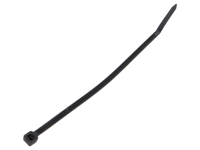 Kabelbinder; L: 215mm; W: 4,8mm; polyamide; 220N; zwart; UL94V-2