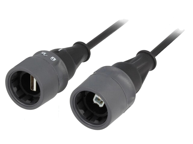Verloopstuk: kabel-adapter; interne bajonet,push-pull; UL94V-0