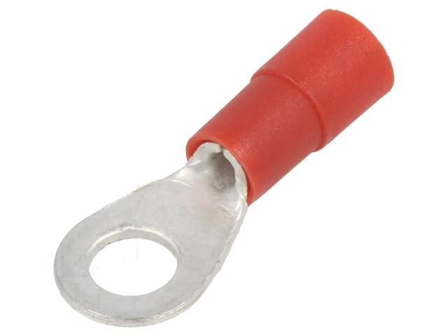 Uiteinde: oog; M4; Ø: 4,3mm; 0,5÷1mm2; klemmen; voor draad; vertind