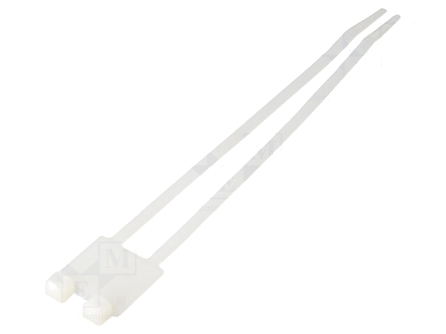Kabelbinder; dubbel,met schrijfveld; L: 205mm; W: 4,7mm; polyamide